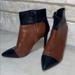 J CREW Leather Ankle Boots - Heels